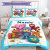 Set Biancheria da Letto Pocoyo Personalizzato con Nome 3 Pezzi Copripiumino Chiusura Include 1 Copripiumino 2 Federe Morbido e Confortevole Per Tutte le Stagioni