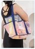 Large Capacity Mesh Toiletry Bag with Multi Pockets for Travel and Beach