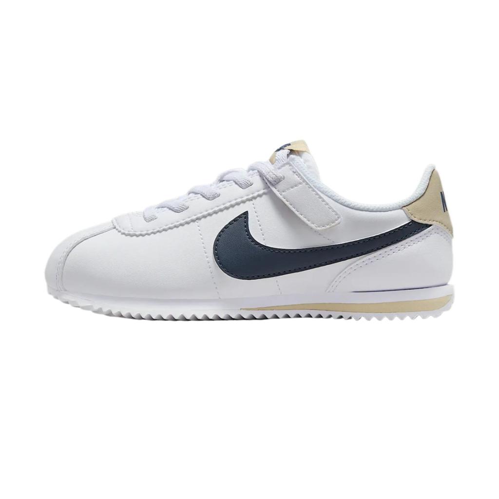 Nike Cortez EasyOn White Desert Khaki Thunder Blue (PS) Kids Sneakers DM0951-114