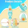 Haooryx Summer Surfboard Surfing Hanging Wooden Ornaments Decorations - 31Pcs Surf Board Shaped Beach Signs Wood Ornament with String for Home Summer