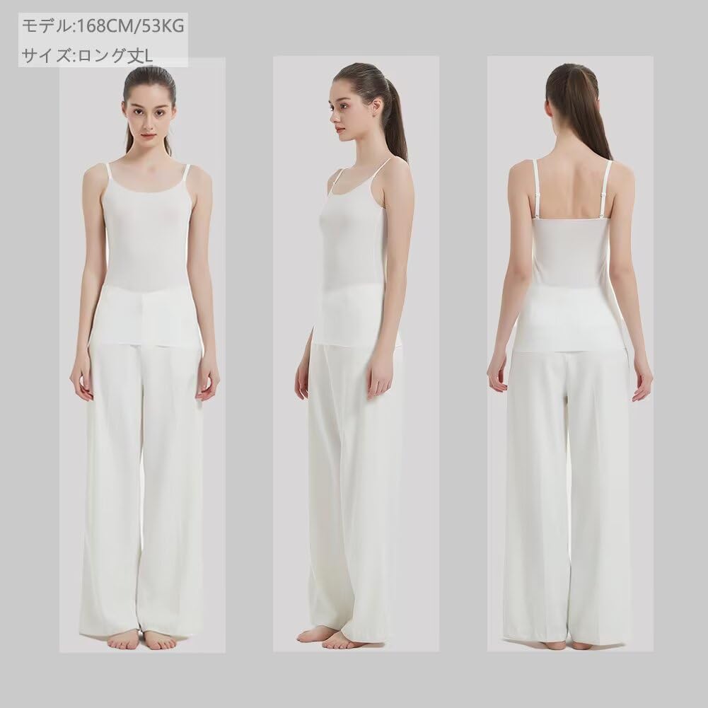 Eukkis Opaque Camisole Tank Top Cooling Underwear for Short Size M Women's - Summer, Smooth, Sweat-Wicking, Quick-Drying, Non-Slip, Anti-Static,