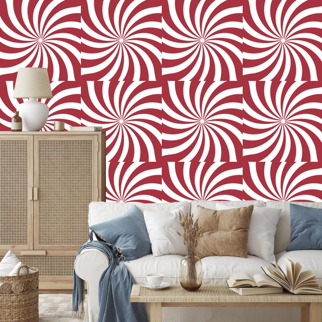 Hippie background red wallpaper for living room and bedroom 50x1000
