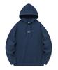 Covernat Oversized Small Authentic Logo Hoodie Dark Blue