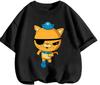 Adorable Cartoon Octonauts T Shirt Casual Street Leisure Tops Summer Daily Outfits For Little Boys And Girls