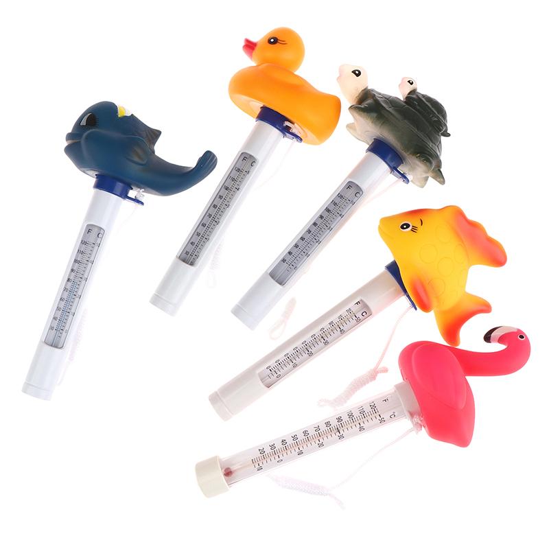 1Pc Swimming Pools Water Temperature Thermomet Fast Accurate Result Floating Cartoon Animal Water Temperature Measure Meter