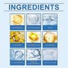 Glycolic Acid Exfoliating Pads with Vitamin C & E  Gentle Facial Cleanser for Brightening, Hydrating, and Smoothing Skin  60 Cotton Pre-Soaked Pads Fo