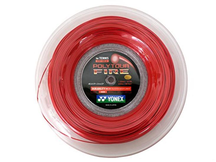 

YONEX POLYTOUR FIRE рулон 240м POLYTOUR FIRE Красный 001 PTF130-2 (красный) красный