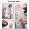 White Baby Toilet Locks Multi-functional Security Protection Locks Durable Security Latch