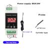 YB103TM din rail thermostat 220V with sensor Electronic thermometer Thermal relay incubator digital meter temperature controller