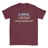 Logo Law And Order Graphic Printed T Shirts for Unisex Women Pure Cotton Tee Shirt Clothing