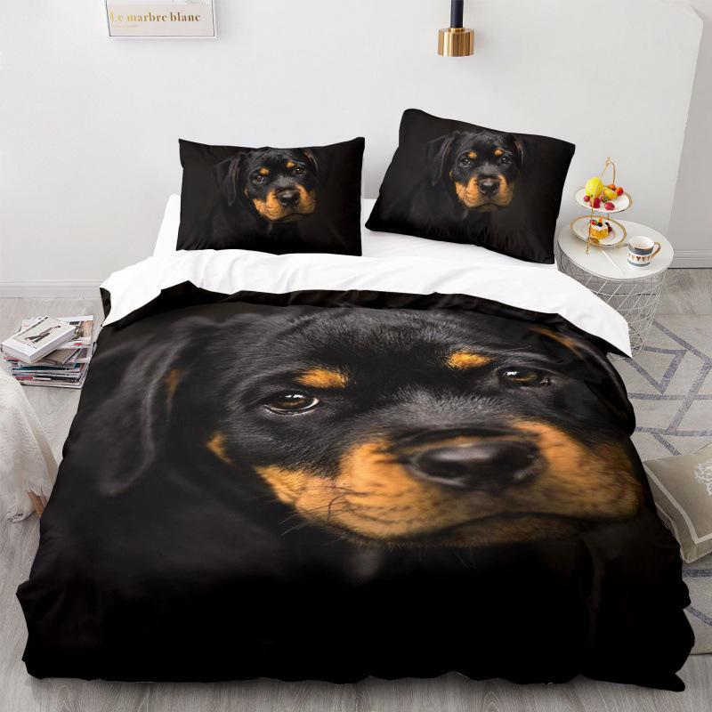 3D Digital Printing Three-Piece Bedding Four-Piece Set 2