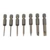 2.0 Screwdriver Bit 2.5 3.0 4.0 6.0 6.35mm Shank 7PCS