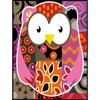 Antique Canvas Owl Patch 40x50cm