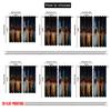2pcs,2D Plane Printing Contemporary Curtains City Glow Versatile 100% Polyester (without Rod) Decorations For Home Use for