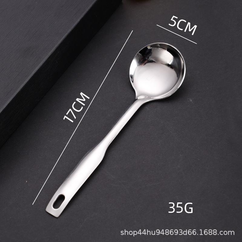 

Набор кухонных принадлежностей из нержавеющей стали из четырех предметов: Ложка для супа, дуршлаг, лопатка для творческого и простого использования в быту hot pot spoon