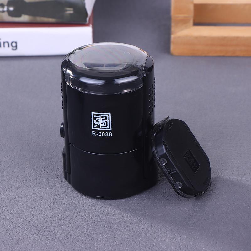 

Настроювані самонабірні штампи 25/30/40/50 мм круглі великого розміру самонабірні штампи з індивідуальним текстом 38mm