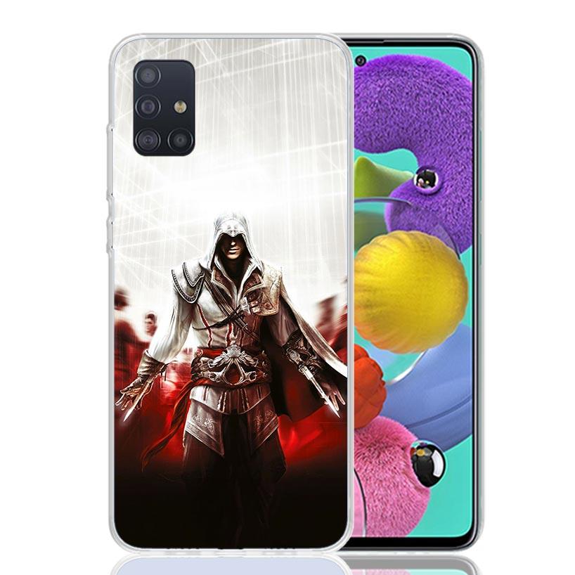 

A-Assassins Game Creed Phone Case For Samsung Galaxy A52 A32 A22 A12 A02S A50S A30S A51 A31 AA71 Note 20 Ultra 10 S10 Plus Galax Samsung A50