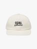 GOALSTUDIO Flat Brim Cap-Off White