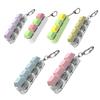 Button Keycap Fidget Keychain 4 Keys Keyboard Decompression Toys DIY Mechanical Key Toy for Adult To Relief Stress Pass The Time