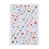 3D Dazzling Face Rhinestone Sticker Aurora Iridescent Rhinestone Sticker  Body Decals