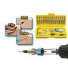 20-Piece High-Speed Steel Drill & Screwdriver Bit Set with Quick-Change Air Wrench Adapter