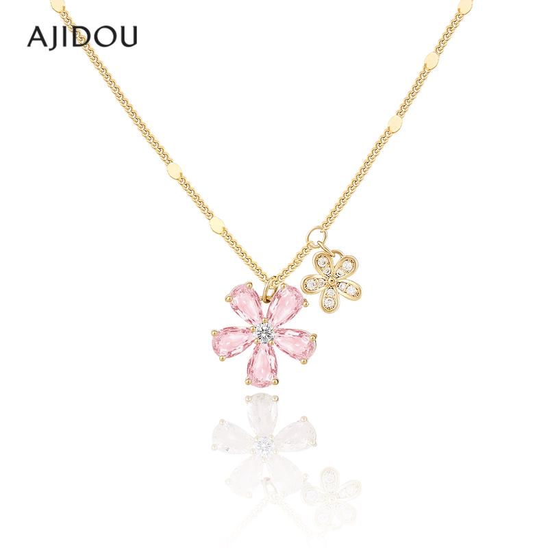 AJIDOU Romantic Cherry Blossom Necklace