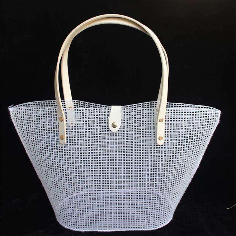 Embroidery DIY Tool Kit 1 Set Black Mesh Plastic for Handmade Wallet Woven Bag DIY Craft Suitable for Beginners Hobbyists Use
