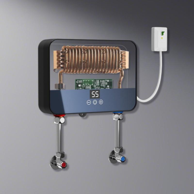 Household Temperature Adjustable Water Heating Machine Bathroom Shower Hot Water Device Instant Small Kitchen Water Heater