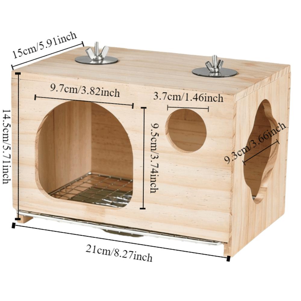 Large Space Parrot Breeding Box Breathable Parrot Mating Box Creative Bird Hammock  Hatching Birds