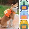 No Pull Pet Harness Vest Adjustable Escape Proof Harness Pet Backpack Harness Hiking Travel