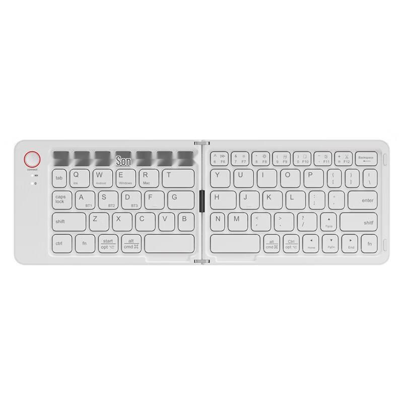 Aibais Aibachi Ultra-thin Bluetooth Dual Folding Keyboard