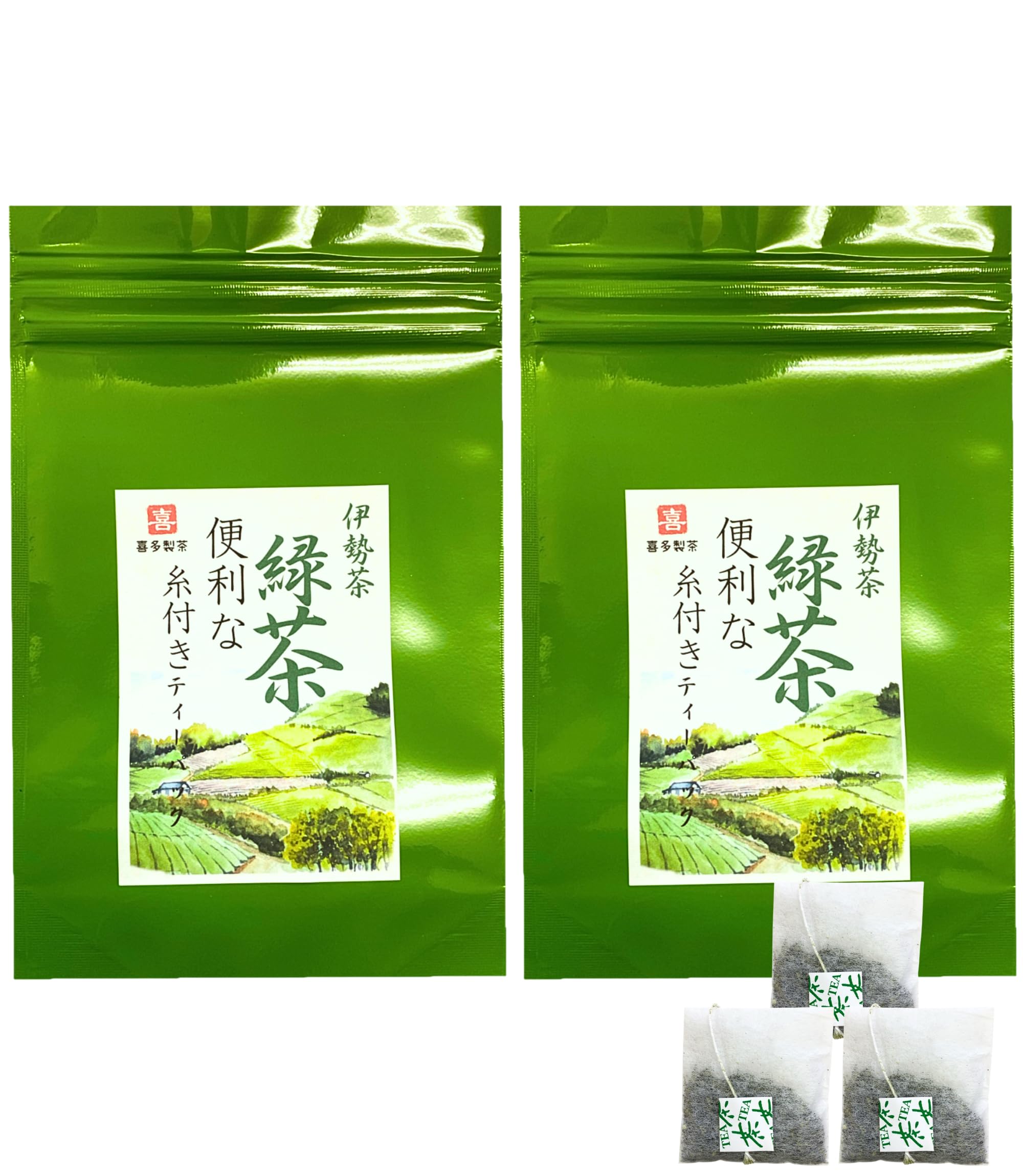 Kita Seicha Green Tea Tea 3g x 30 Ise Japanese Cold Brew Bags, bags, Tea, Tea, Brew/Hot (2)