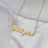 Atoztide Fashion Custom Name Stainless Steel Necklaces Personalized Jewelry Chain Crown Heart Butterfly Necklace for Women Gifts