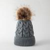 Autumn and Winter Thickened Pullover Hats Knitted Kids Unisex Hats