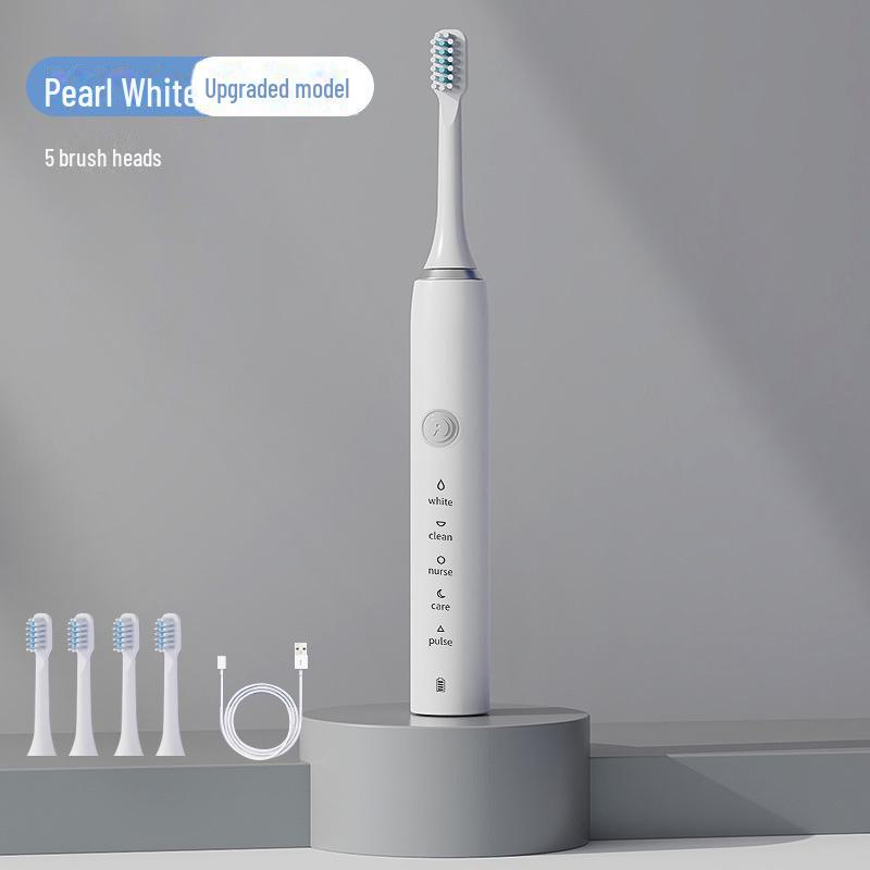 Sonic Electric Toothbrush for Adults with Wireless Charging - Gift-Ready Tooth Cleaner
