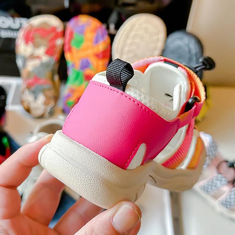 Children Upstream Shoes Summer New Boy's Anti-slip Quick-drying Anti-collision Sandals Girls Fashion Outdoor Wading Shoes I03121