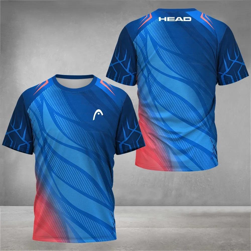 Summer Round Neck 3D Printed Sports Top Fashionable Casual Short Sleeved Men's T-shirts