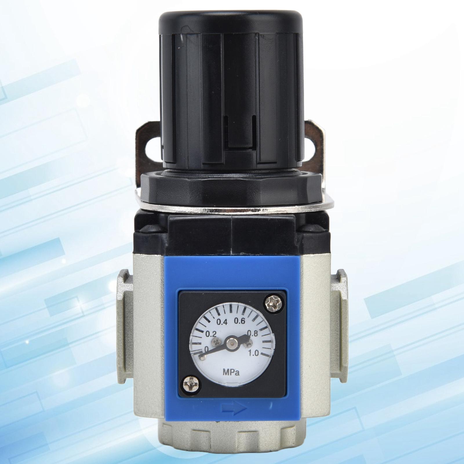 

Регулятор повітряного компресора Клапан регулювання тиску з алюмінієвого сплаву з датчиком 0,05-0,9 МПа GR300-08 GR300-08