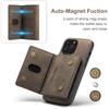 2 in 1 Detachable Back Cover For iPhone 16E 16 15 Plus 14 13 12 11 Pro Max Mini X XS Wallet Case with Card Holder Leather Pocket