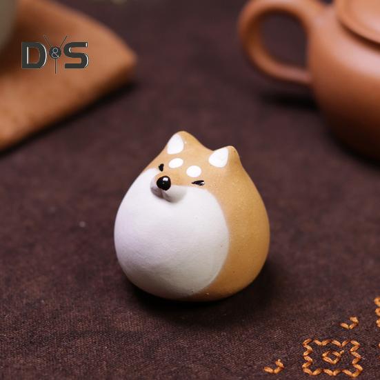 Hunde-Tee-Haustier-Kunsthandwerk, Kungfu-Skulptur für Teeliebhaber, farbwechselndes Teetablett-Dekor, Wasserspender, Heißwasser, dekoratives Ornament