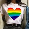Women Casual T Shirt Womens Fashion Cute Love Print Harajuku Female Basic Short Sleeve T-Shirt White Simple Tshirts Tops Tshirt