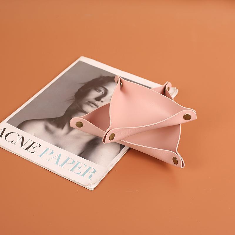 

Кожаный ящик для хранения Nordic Ins Wind Key Storage Box Desktop Perch Storage Lounge Lounge Jewelry Lipstick Tray Lounge S