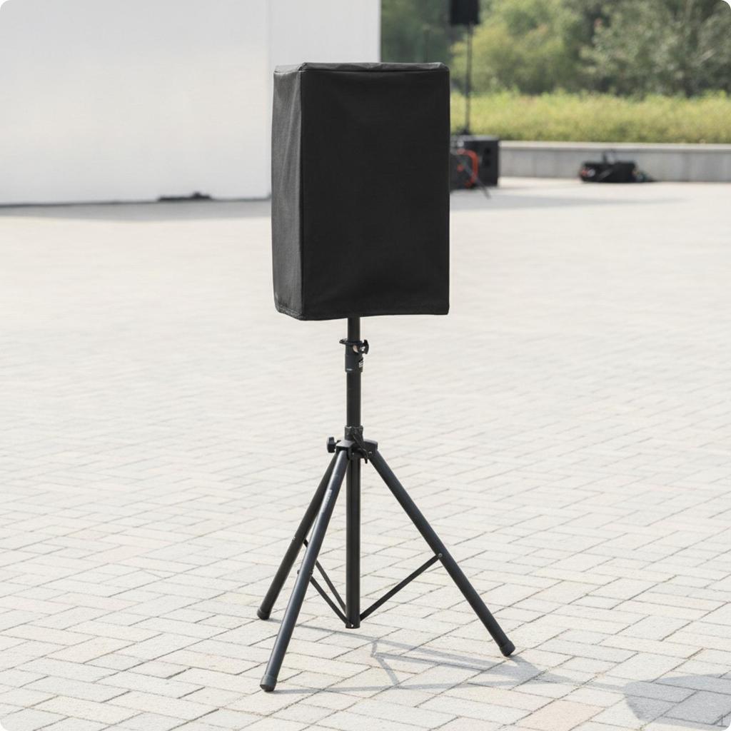 Speaker Cover with Drawcord Heavy-Duty Dust Snug for Daily Storage