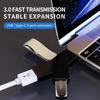 Mini Y-shaped Portable Type-c3.1 3-Port Splitter USB3.0 Inline 2.0HUB Extender Hub