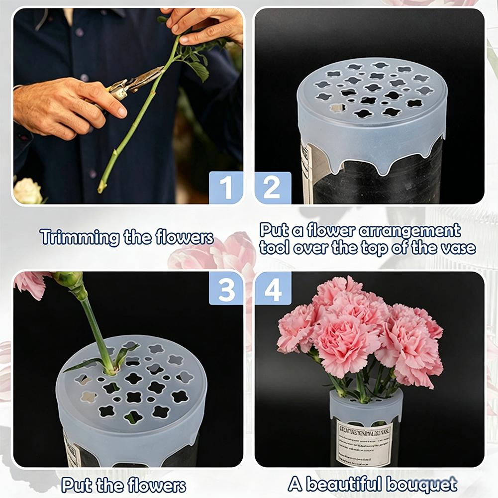 1/2PCS Silicone Spiral Flower Stem Holder Multifunctional DIY Bouquet Shaper Reusable Flower Arranger DIY Arrangement Holder