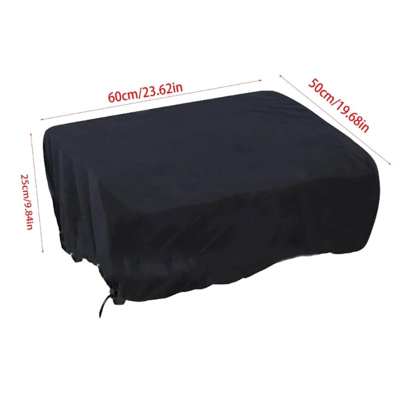 Dark Barbecue Fabric Cover for Household Outdoor Storage, Reduces Everyday Loose Debris That Can Settle on a Cooking Unit During Storage