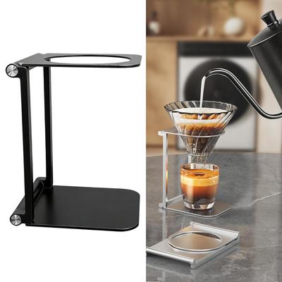 Pour-Over Kaffee-Dripper-Ständer Aluminiumlegierung Faltbar Robust Langlebigkeit Maschinenhalter für