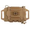 IFAK Pouch Supplies Bag Rapid Deployment First Aid Kit Molle Two-Pieces System Med Roll Carrier Attached to Belt Vest Panels