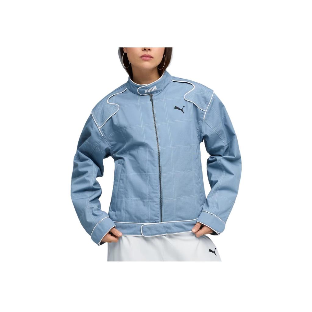 PUMA FUTURE.PUMA.ARCHIVE Women's Racer Jacket 'Blue' 632163-34