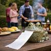 Tissue Box with Fun Toad-Shaped Tissue Holder Stable Resin Base Towel Dispenser for Kitchen Bathroom Home